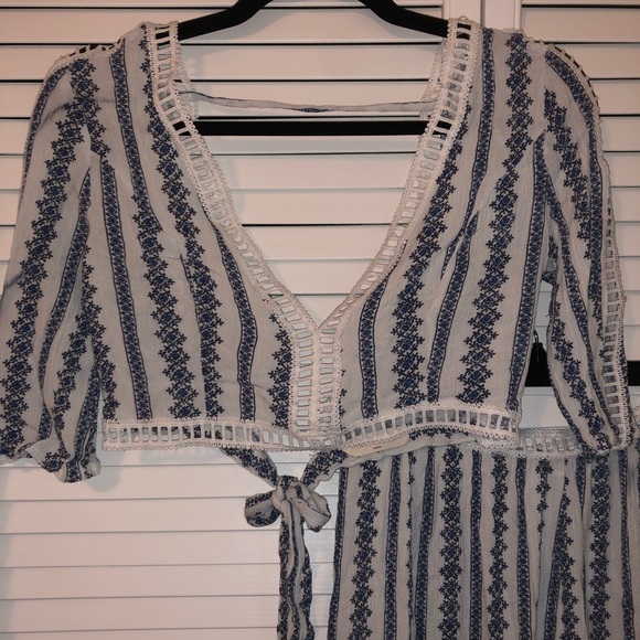 NWOT American Threads Two Piece Crop Top and Maxi Skirt Set - Picture 2 of 8